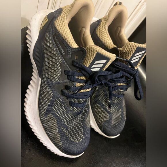 Adidas Run Alphabounce Beyond Blue Four Carbon Gold Georgia Tech  F36827 WMS 5 - Picture 4 of 11